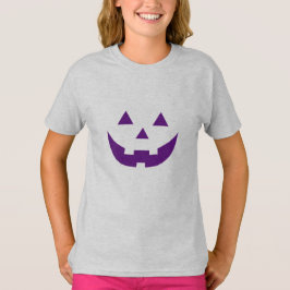 Kürbiskürbis der lila Kürbislaterne Halloween T-Shirt