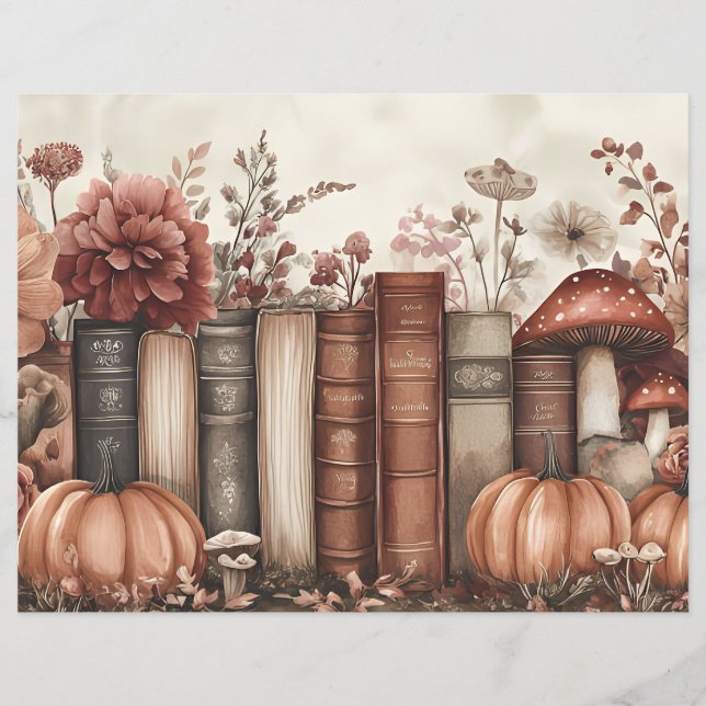 Kürbiskürbiskürbiskopapier in Farbe (Vorderseite)