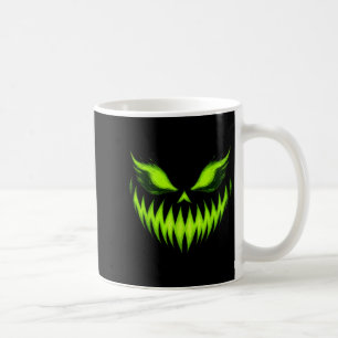 Kürbislaterne Beängstigend Pumpkin Face Halloween Kaffeetasse