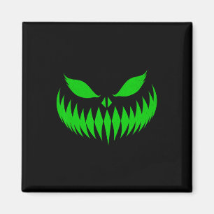 Kürbislaterne Beängstigend Pumpkin Face Halloween Magnet