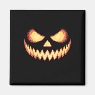 Kürbislaterne Beängstigende Kürbisgewächse Hallowe Magnet
