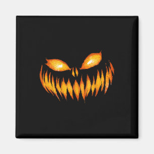 Kürbislaterne Beängstigende Kürbisgewächse Hallowe Magnet