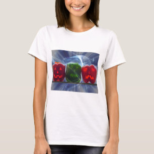 Kürbislaterne Bell Paprikaschoten T-Shirt