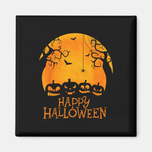 Kürbislaterne Face Happy Halloween Pumpkins Männer Magnet