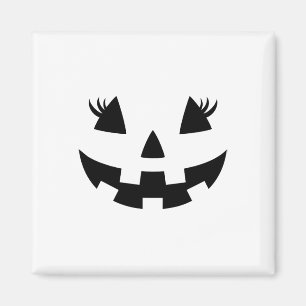 Kürbislaterne Face Pumpkin Eyelashes Hallowen Cos Magnet