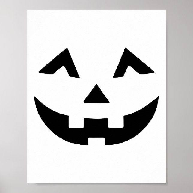Kürbislaterne Face Pumpkin Eyelashes Hallowen Cos Poster (Vorne)