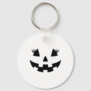 Kürbislaterne Face Pumpkin Eyelashes Hallowen Cos Schlüsselanhänger