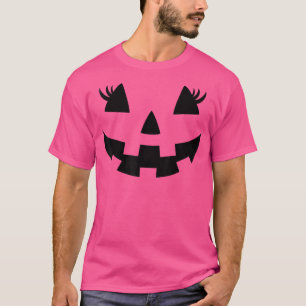 Kürbislaterne Face Pumpkin Eyelashes Hallowen Cos T-Shirt