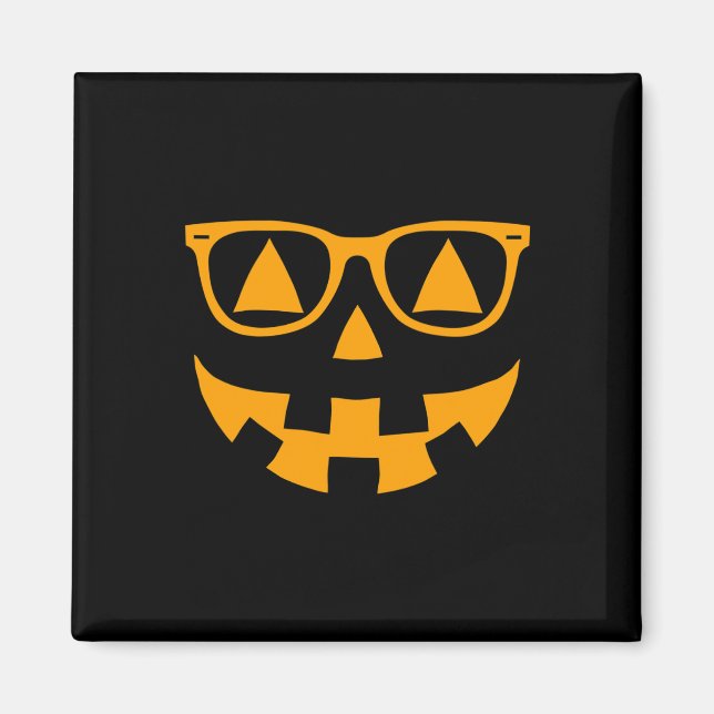 Kürbislaterne Face Sunglasses Brillen Halloween P Magnet (Vorne)