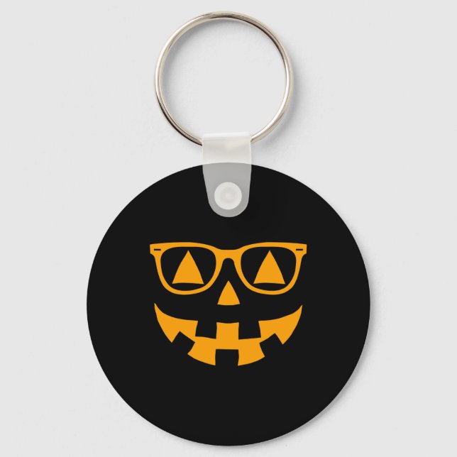 Kürbislaterne Face Sunglasses Brillen Halloween P Schlüsselanhänger (Vorderseite)
