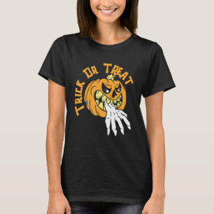 Kürbislaterne Halloween Costume Pumpkin Trick oder T-Shirt