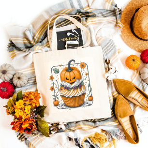 Kürbislaterne Halloween Dessert Tragetasche