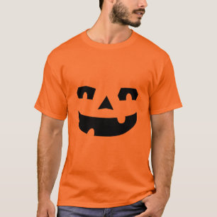 Kürbislaterne Halloween-Gesicht T-Shirt