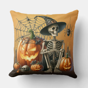 Kürbislaterne Halloween-Wurfkissen Kissen