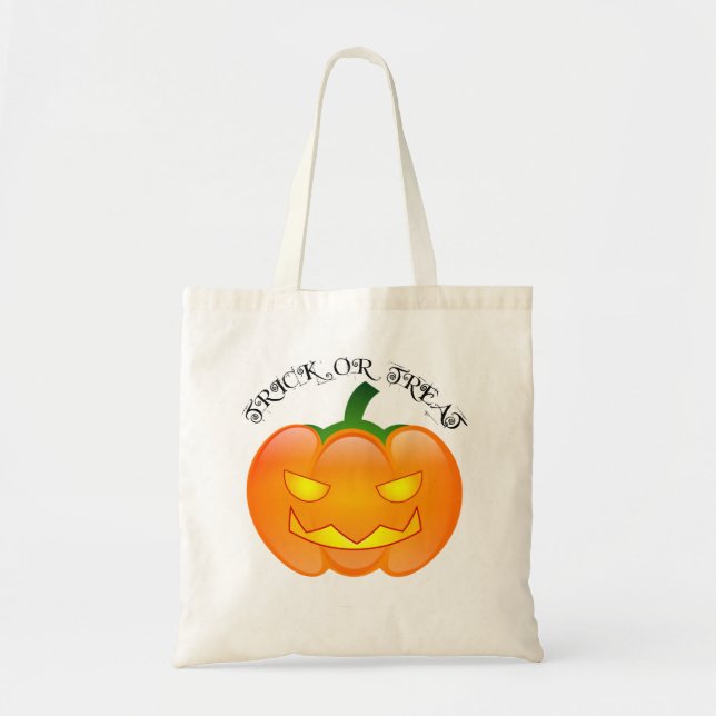 Kürbislaterne - Kids Halloween Bag Tragetasche (Vorne)