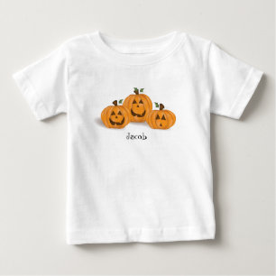 Kürbislaterne Kleinkind Baby T-shirt
