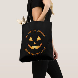 Kürbislaterne Orange Black Halloween Familiennamen