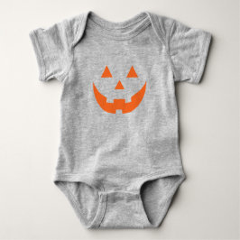 Kürbislaterne Orangenkürbis Halloween Baby Strampler