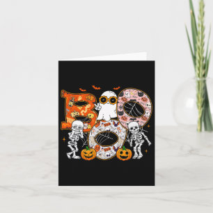 Kürbislaterne Pumpkin Boo Griddy Dance Halloween Karte