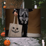 Kürbislaterne Pumpkin Face | Halloween Kids Lecker Tragetasche<br><div class="desc">Machen Sie Trick-oder-Behandlung mehr Spaß für die Kleinen mit einzigartigen Halloween-Leckerei-Taschen, die Sie mit ihren Namen personalisieren können. Personalisierter Halloween-Trick oder -Taschen sind eine hervorragende Möglichkeit, die Spur von denen behalten, die diese Süßigkeiten verdient haben! Coordinieren Sie Ihre individuellen Leckereien mit den Kostümen Ihrer Kinder und Sie sind auf dem...</div>