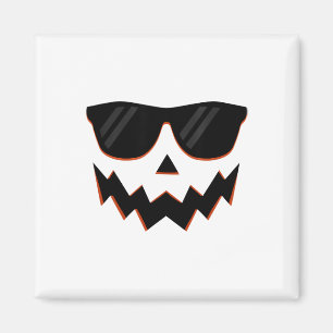 Kürbislaterne Pumpkin Face Hallowen Kostüm Sungl Magnet