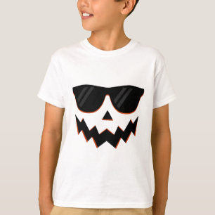Kürbislaterne Pumpkin Face Hallowen Kostüm Sungl T-Shirt