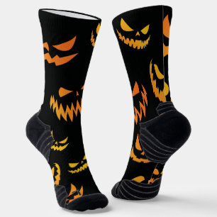 Kürbislaterne Pumpkin Face Socken