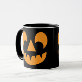Kürbislaterne Pumpkin Face Tasse