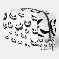 Kürbislaterne Pumpkin Gesicht Schwarz-Weiß