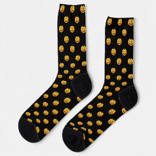Kürbislaterne Pumpkin Halloween Socken