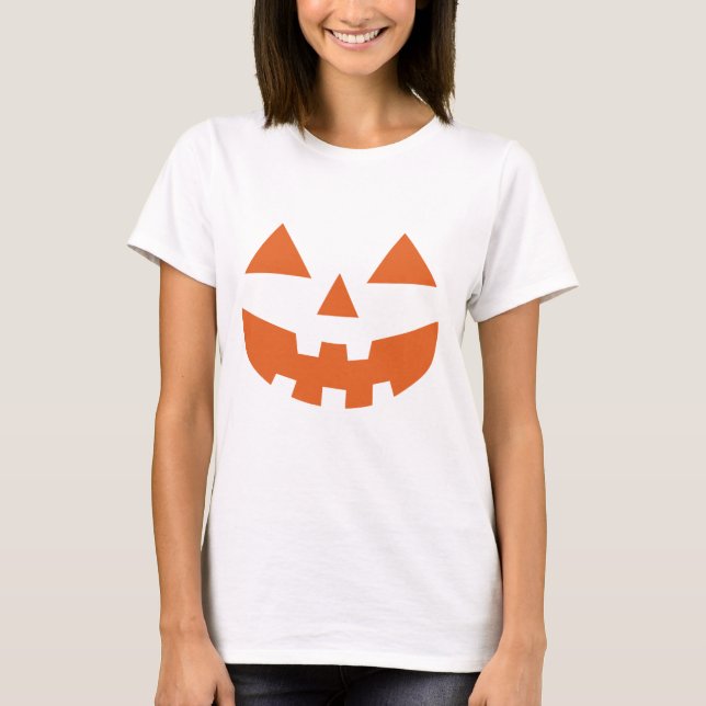 Kürbislaterne Pumpkin Halloween T - Shirt (Vorderseite)