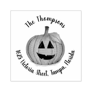 Kürbislaterne Pumpkin Patch Rubber Briefmarke Gummistempel