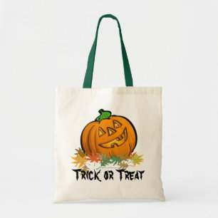 Kürbislaterne Trick oder Treat Bag Tragetasche