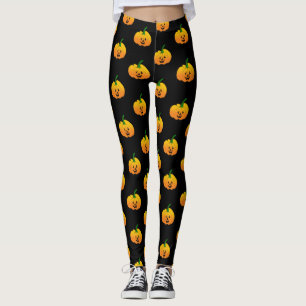 Kürbislaternen-Leggings Leggings