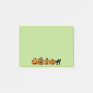 Kürbislaternen Post-it Klebezettel