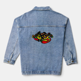 Kürbislaternen Spaß Jeansjacke