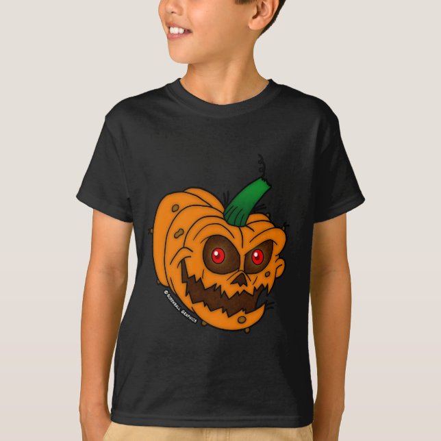 Kürbislaternen-T-Shirt T-Shirt (Vorderseite)