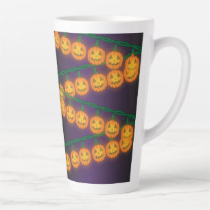 Kürbislaternenlichter Milchtasse