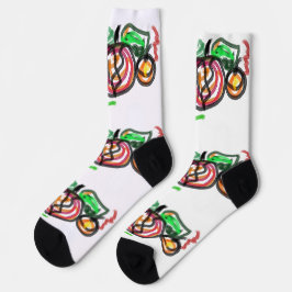 Kürbisliebhaber Socken