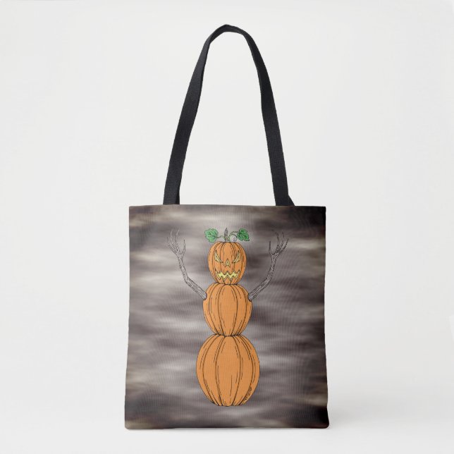Kürbismann Halloween-Kunst (Vorderseite)