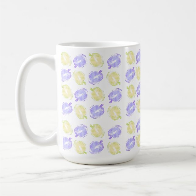 Kürbismuster-Briefmarke handgemalt Halloween-Muste Kaffeetasse (Links)