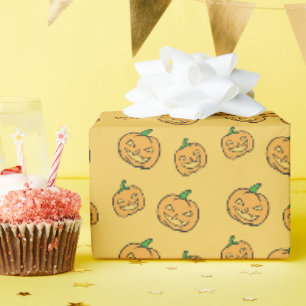 Kürbismuster Geschenkpapier