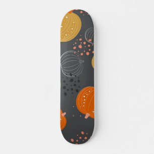 Kürbismuster Skateboard