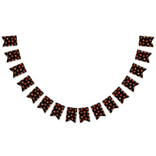 Kürbismuster Wimpelkette