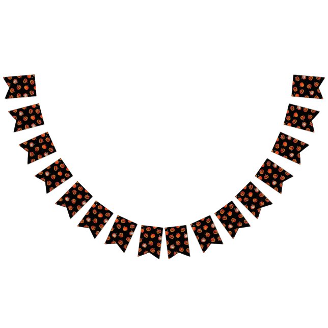 Kürbismuster Wimpelkette (Alle)
