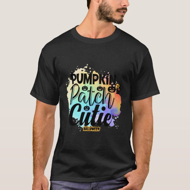Kürbispflaster-Süsse Halloween Fall T-Shirt (Vorderseite)