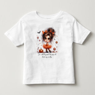 Kürbisprinzessin – Süß, Spukhaft und Verzaubert Kleinkind T-shirt