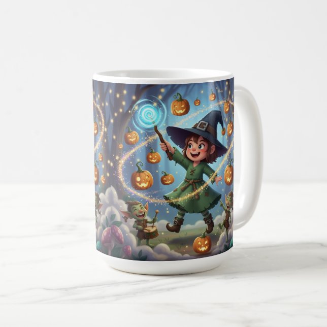 Kürbispumpparade Kaffeetasse (VorderseiteRechts)