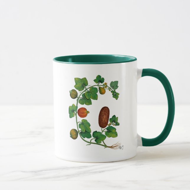Kürbisranke 3 tasse (Rechts)