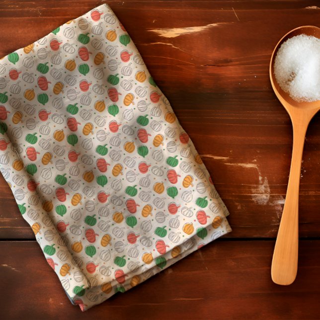 Kürbisröschen Geschirrtuch (Von Creator hochgeladen)